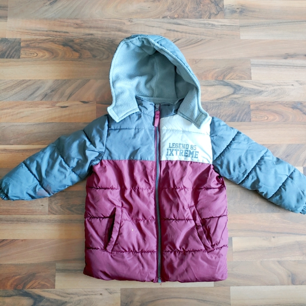 Toddler Boy Quilted Puffy Jacket 4T